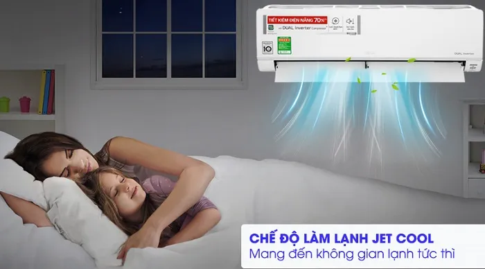 Làm lạnh nhanh chóng với công nghệ Jet Cool